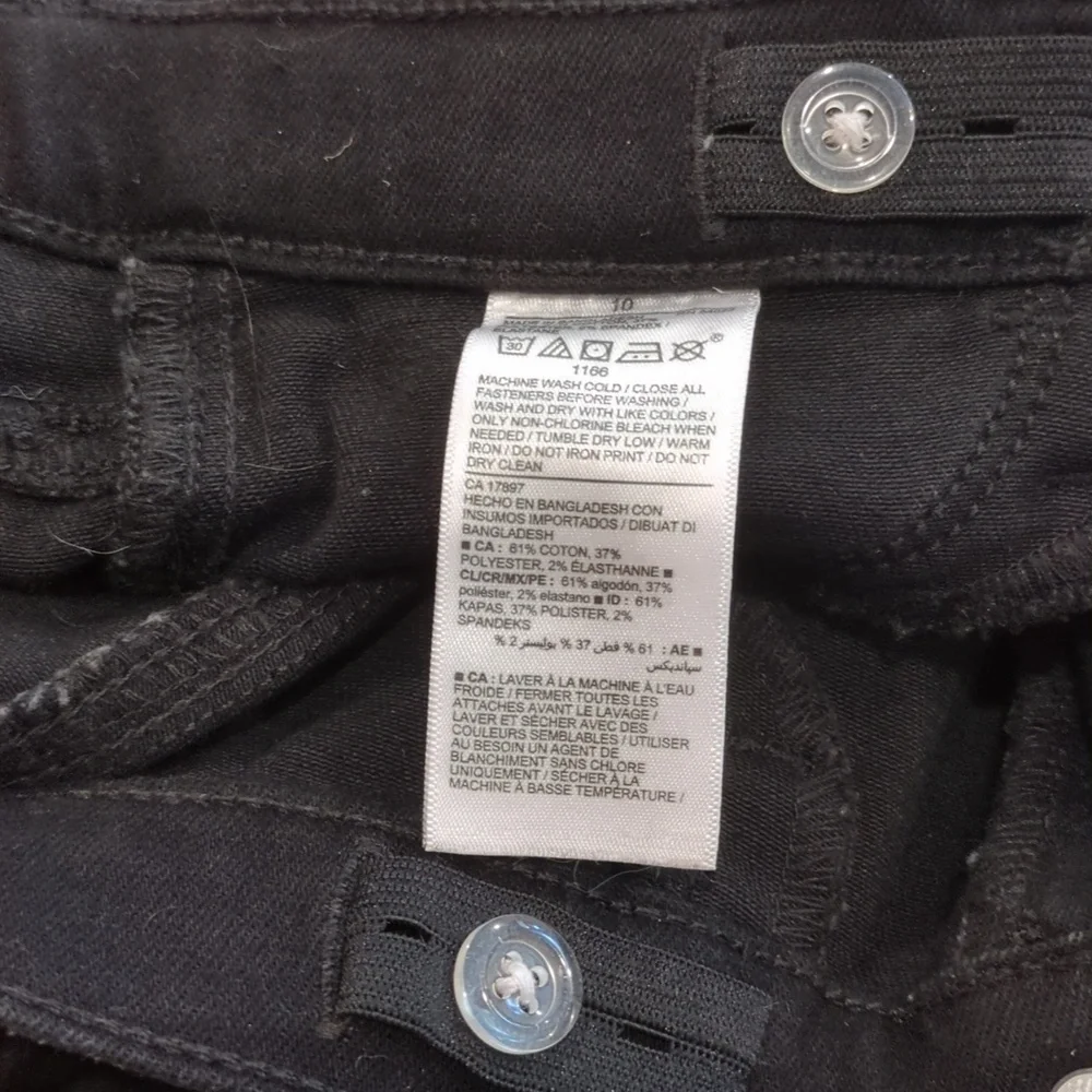 Old Navy | Black Jeans 360 Stretch Denim Ballerina Jegging | 10